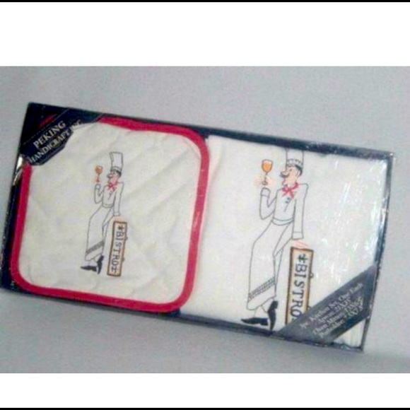 Peking handicrafts Bistro Chef Kitchen Set 3pc - Picture 2 of 4